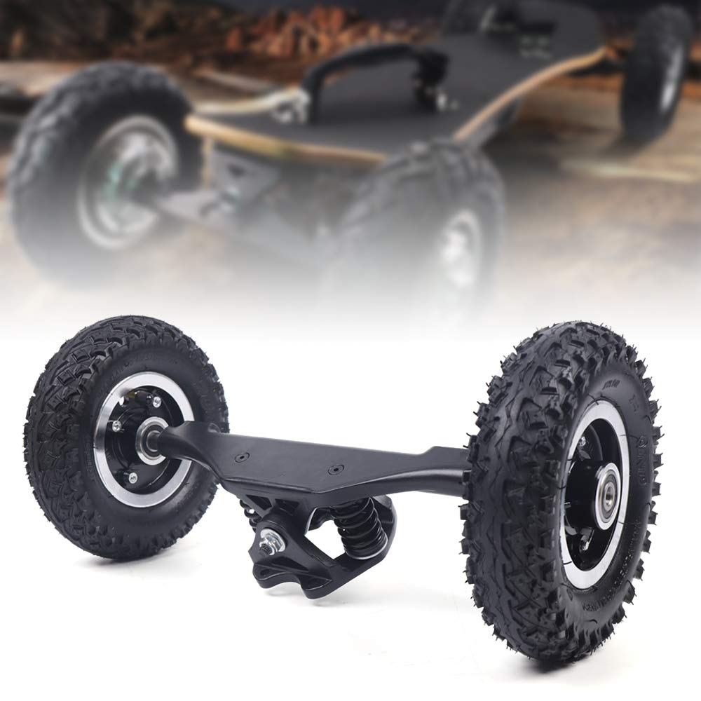 8 Zoll LKW Räder Combo, Offroad Elektro LKW Räder Mountain Longboard Riemenscheibe mit Hardware für die Installation Gesamtlänge 420 mm