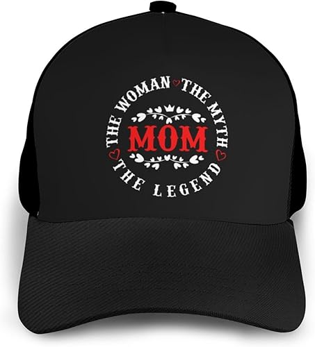 Miniatura 3 de KOSPOGO The Woman The Myth The Legend Baseball Cap for Men Women Baseball Hat Outdoor Casual Breathable Caps Adjustable Trucker Hat Dad Hats Black