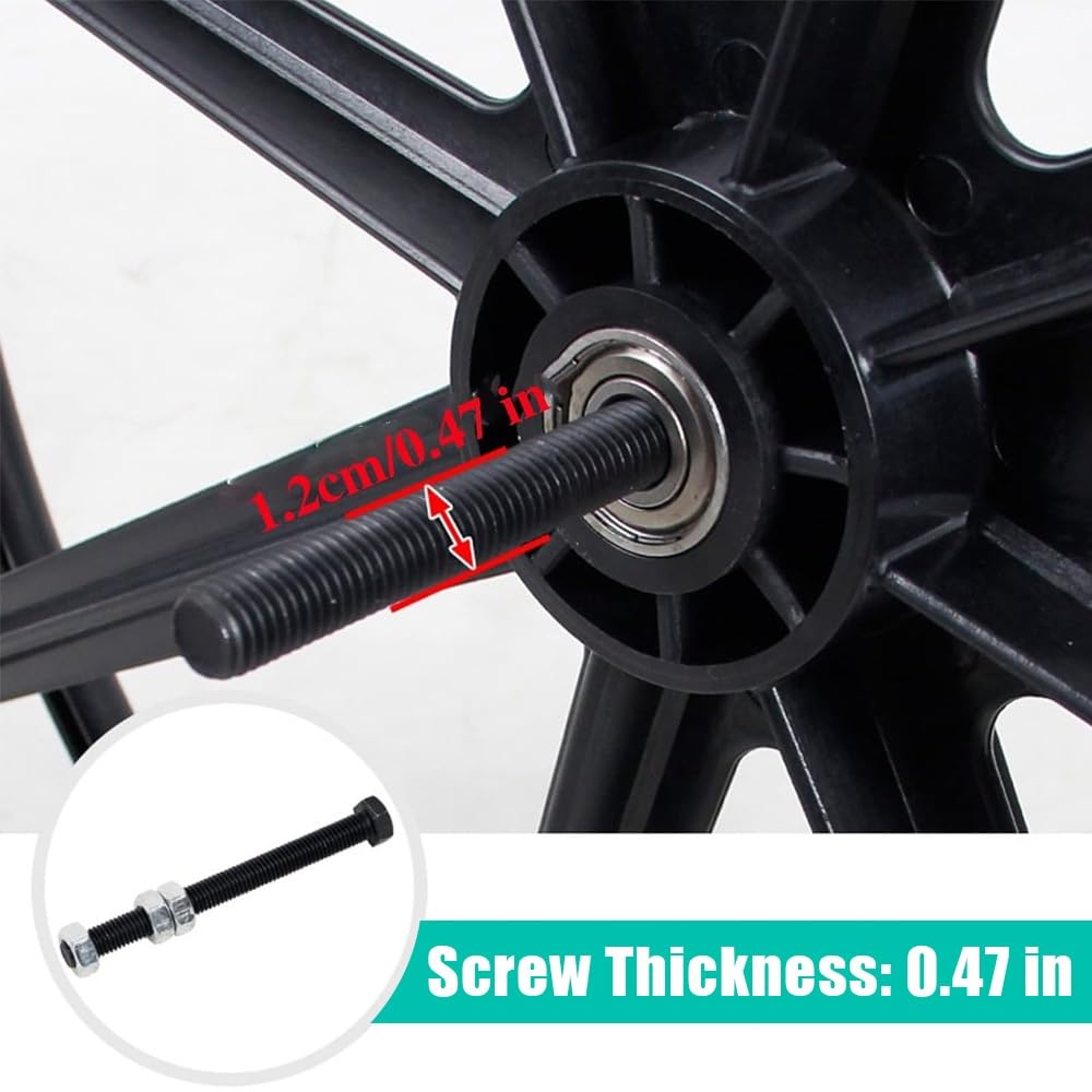 Rueda Maciza, Piezas De Repuesto para Sillas De Ruedas Manual, Recambio De Ruedas No Neumática Prueba De Pinchazos Sólido Rueda De Silla De Ruedas | 2Pcs-20in/50cm