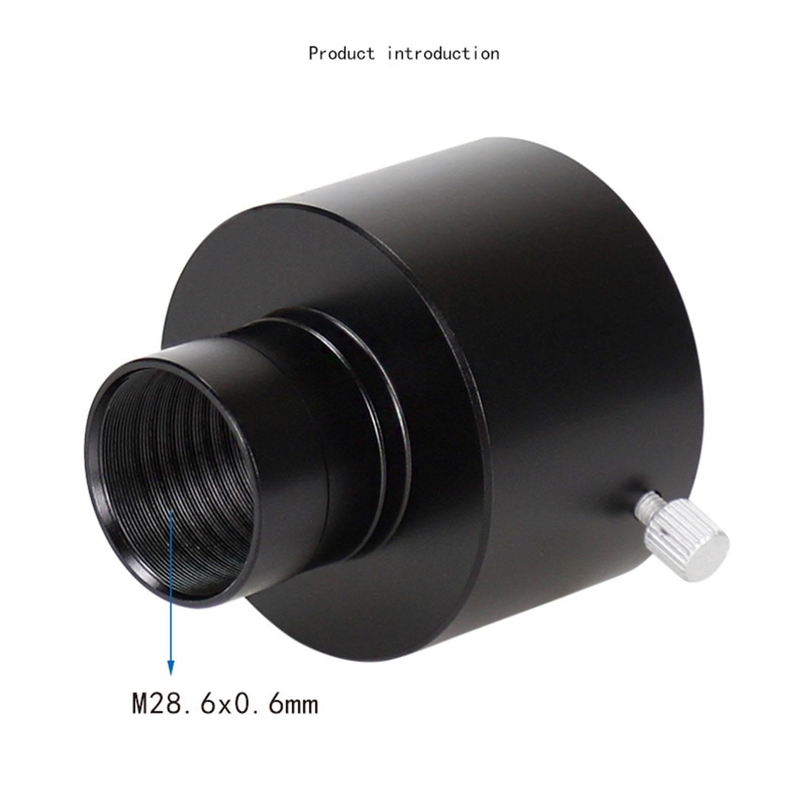 Adaptateur D'oculaire de Télescope 1,25 Pouce vers 2 Pouces, Adaptateur D'interface D'oculaire 1,25 Pouce vers 2 Pouces, Partie Métallique