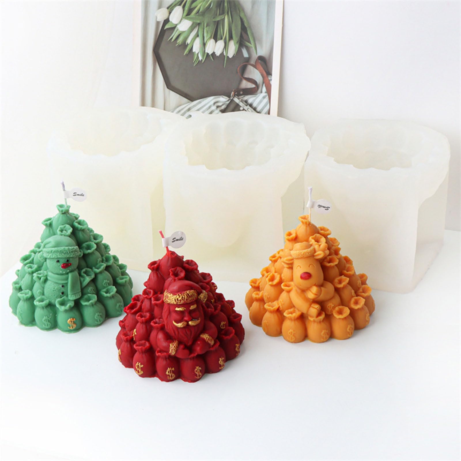 Artisanat faisant des moules géométriques en Silicone bricolage 3D aromathérapie moulage fait à la main savon argile artisanat décorations moules époxy moulage moule