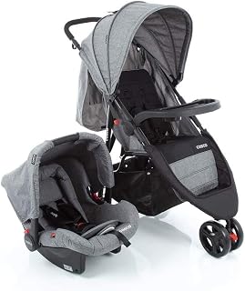 Travel System Jetty Duo, Cosco, Cinza Mescla