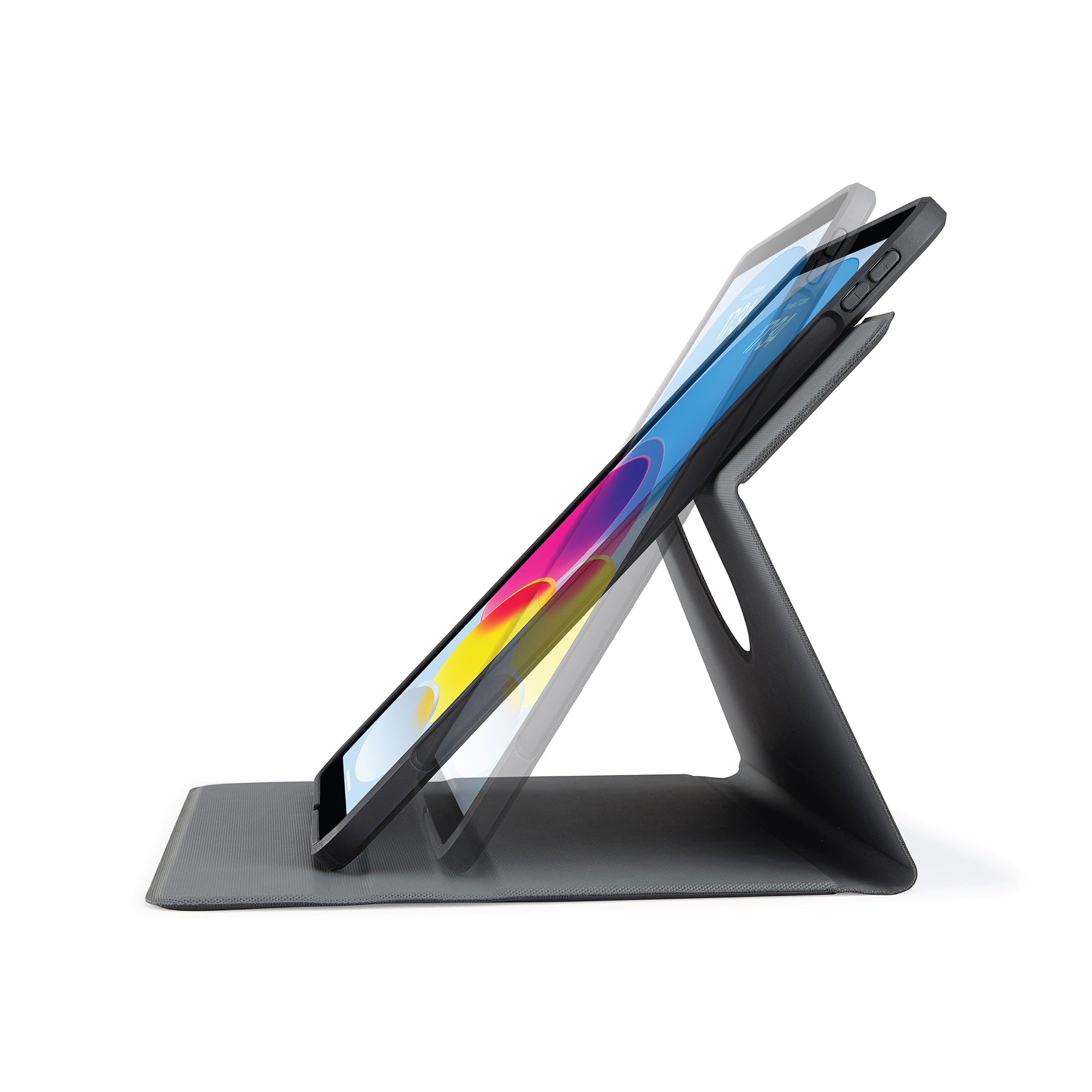 Pipetto Rotating Folio Custodia per iPad 2022 Nero, Nero, Utilità
