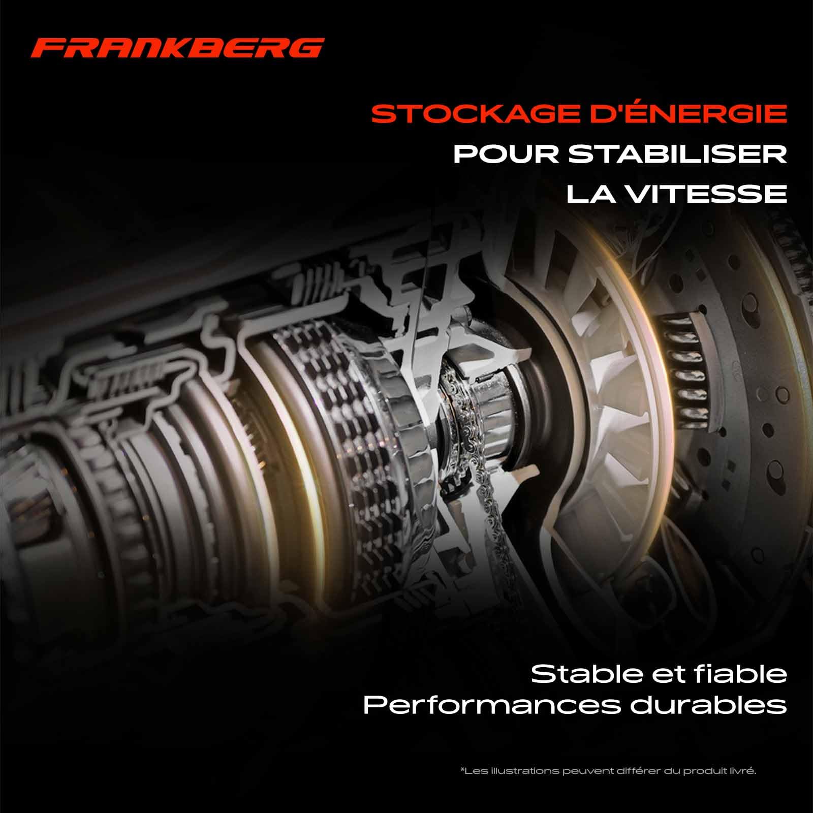 Frankberg 1x Volant Bimasse Compatible avec A3 8P1 2.0L Diesel 2003-2012 Golf VI 5K1 2.0L Diesel 2008-2013 P.assat 362 2.0L Diesel 2010-2014 Remplacer# 04L105266AG