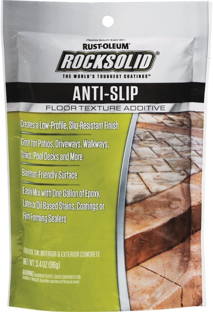 Rust-Oleum Rocksolid Anti-Slip Floor Texture Additive, 3.4 oz.
