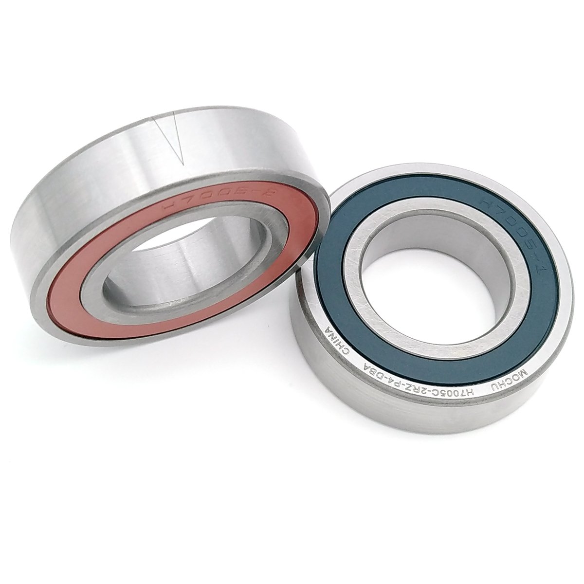 MOCHU Lot de 2 roulements à contact oblique avec contact oblique 7005 H7005C-2RZ-P4-DBA 25 x 47 x 12 mm
