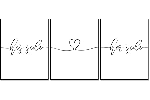 His Side Her Side Wall Art