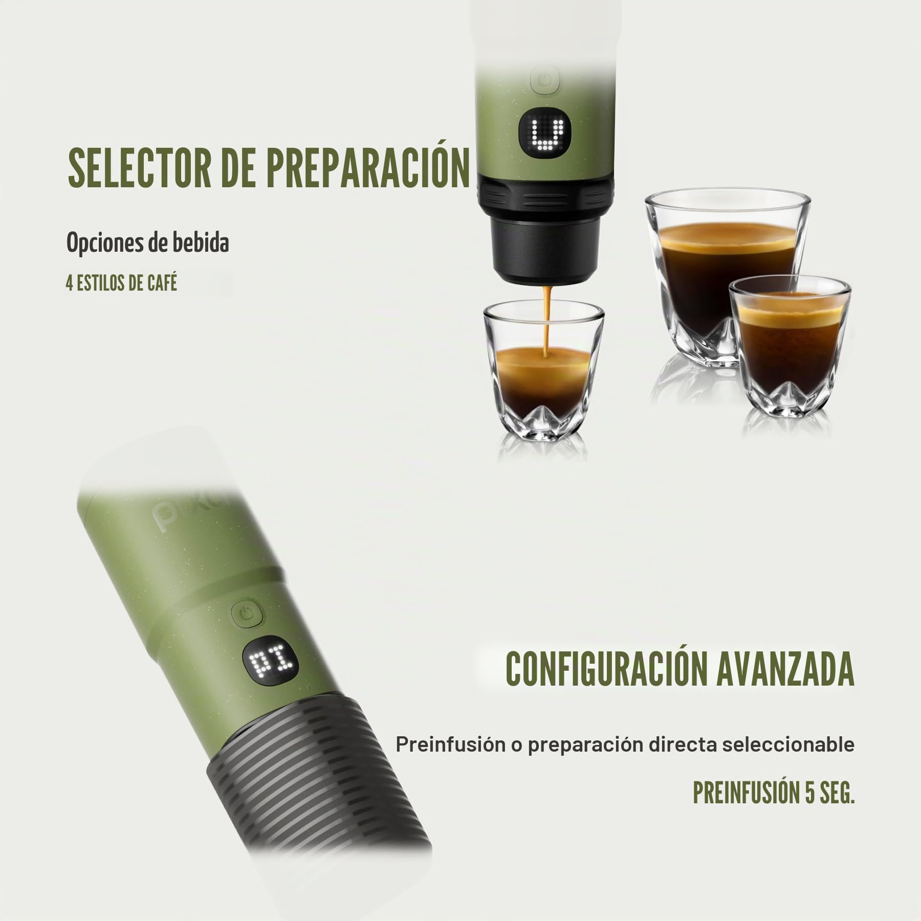 Pixapresso (verde oliva)