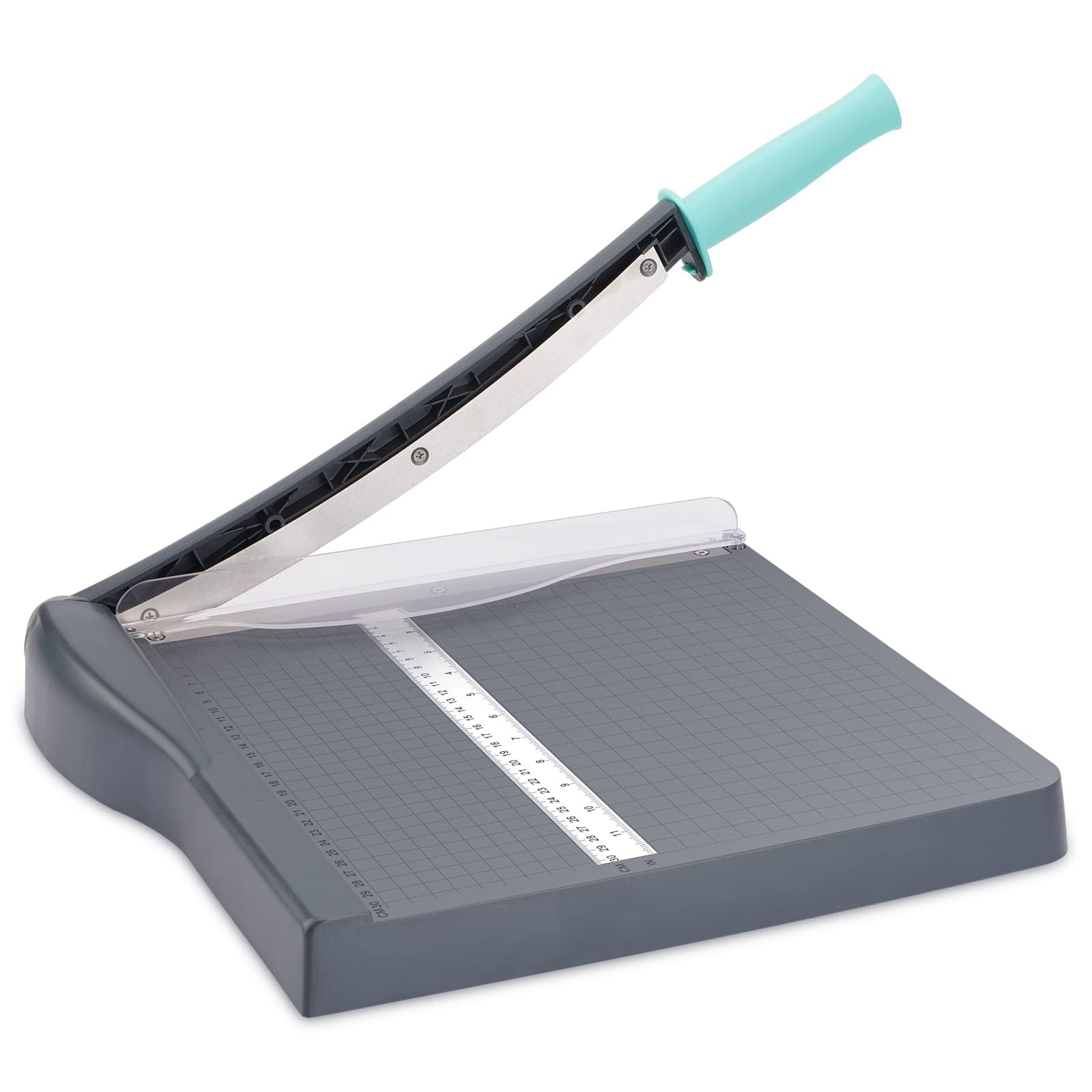 Flisin Papierschneider (Guillotine) – 30,5 Cm Schnittlänge, Für Bis Zu 16 Blätter, Mit Sicherheitsschutz & Lineal