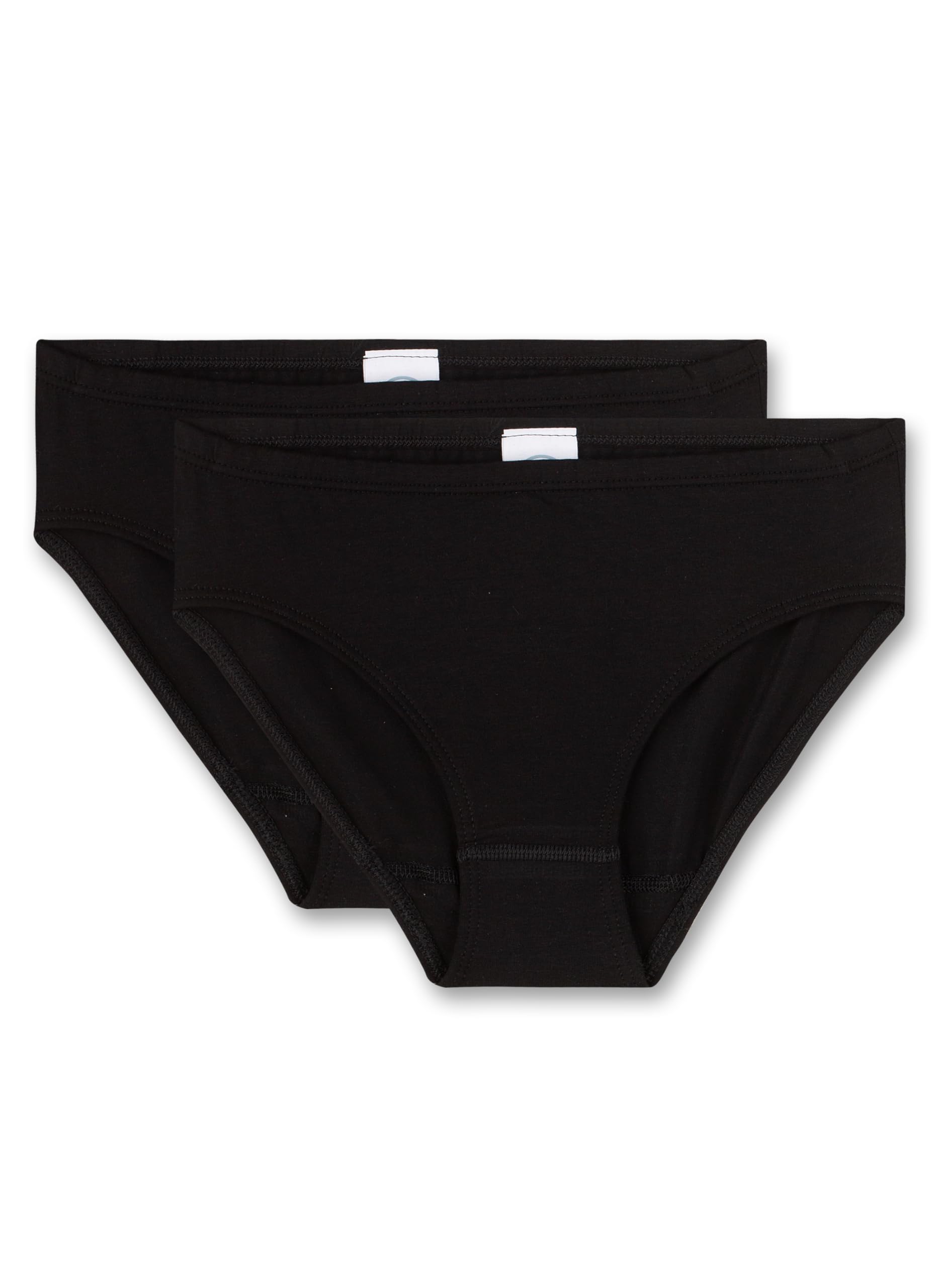Sanetta Girls' underpants (pack of 2). - Black - 14 Years