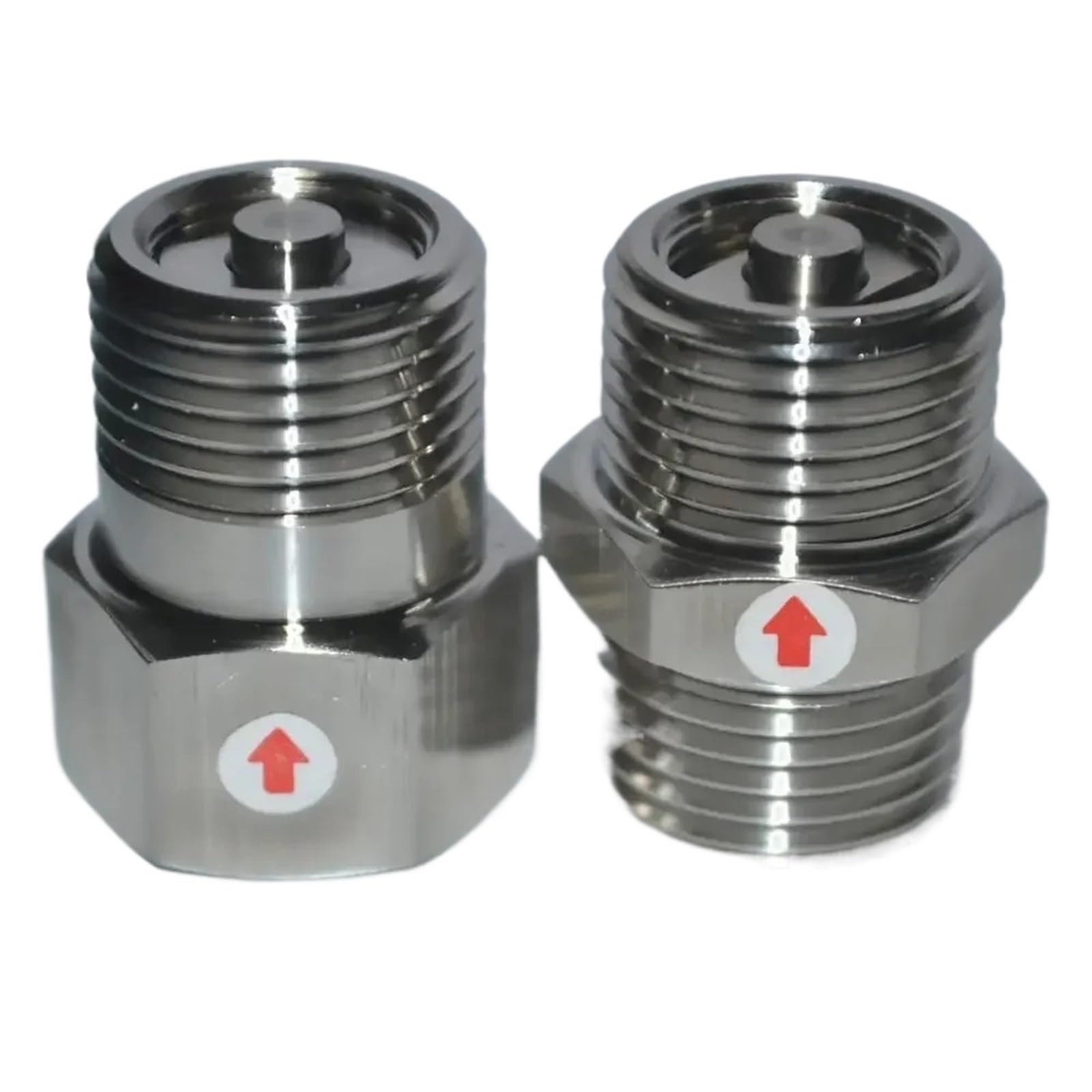 1pcs 1/2" 304 Stainless Steel 1-Way Non Return Check Valve(BSP Male to Male)