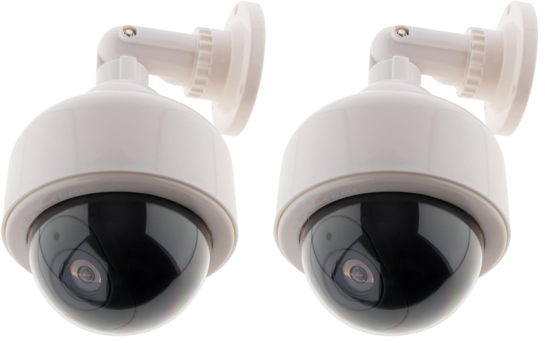 Otio Caméra de Surveillance extérieure factice avec LED (Lot de 2)