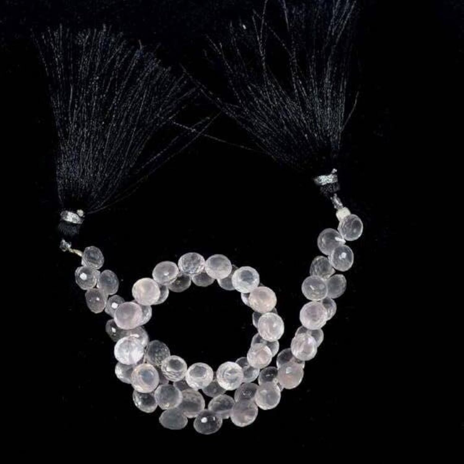 Quartz rose en perles de 5 mm idéal pour créer vos propres bracelets de lithothérapie