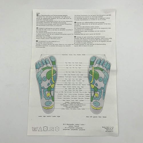 Miniatura 3 de FASHIXD Calcetines de reflexología de acupresión para masaje de pies, calcetines de fisioterapia cansados con herramientas de masaje