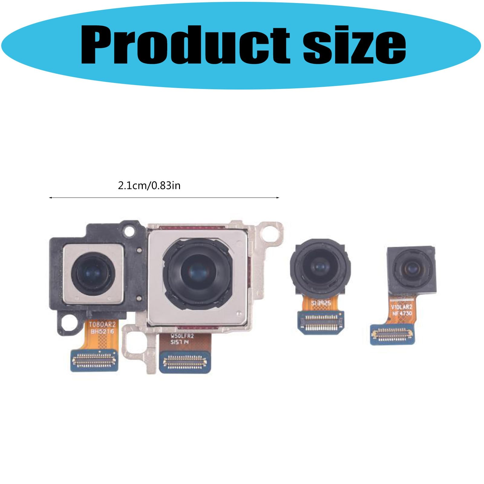 Aggiornamenti del modulo Fotocamera progettati con precisione Adatti per S24 Fe S721B migliora la Trasmissione della Luce Riparazione Fotografica Fotocamera del Cellulare