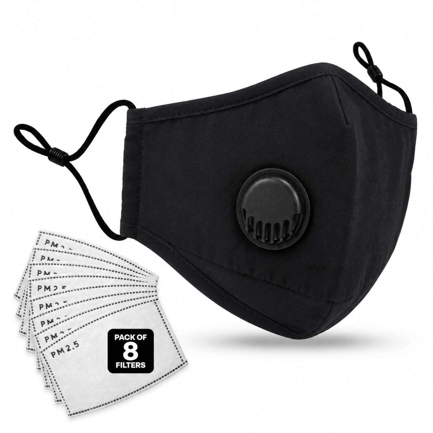 Nova N99 Anti-Pollution Face Mask with 4 Replaceable Activated Carbon Filters, Washable & Reusable Respirator Mask with Breathable Air Valve | D.R.D.O Certified-image-24