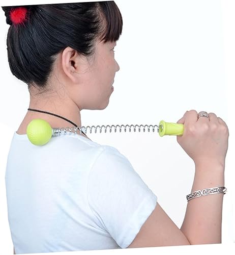 Miniatura 9 de 4 unids Masaje Bola Martillo Cuello Terapia Herramienta Stress Relax Varilla para Hombre Niños y Niñas Silicona Portátil Mango Telescópico Rosa,