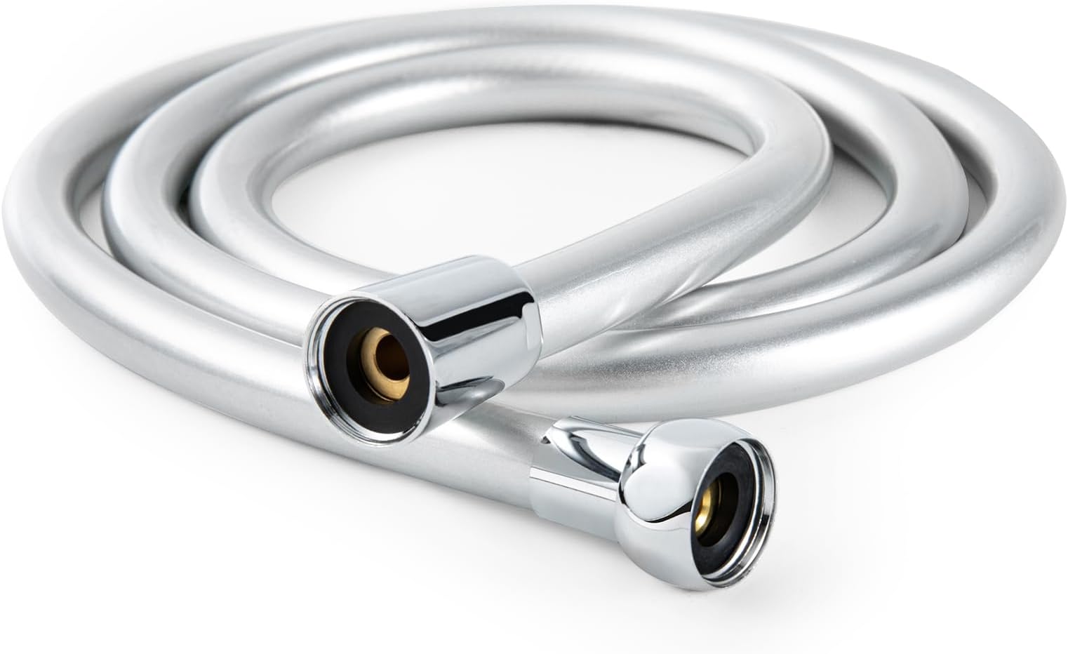 OFFO Ultra-Flex Shower Hose, Premium RV PVC Handheld Shower Head Hose Flex Hoses Extension with Brass Insert and Nut for Bathing Pet Bathing, 80 in Silver Gray