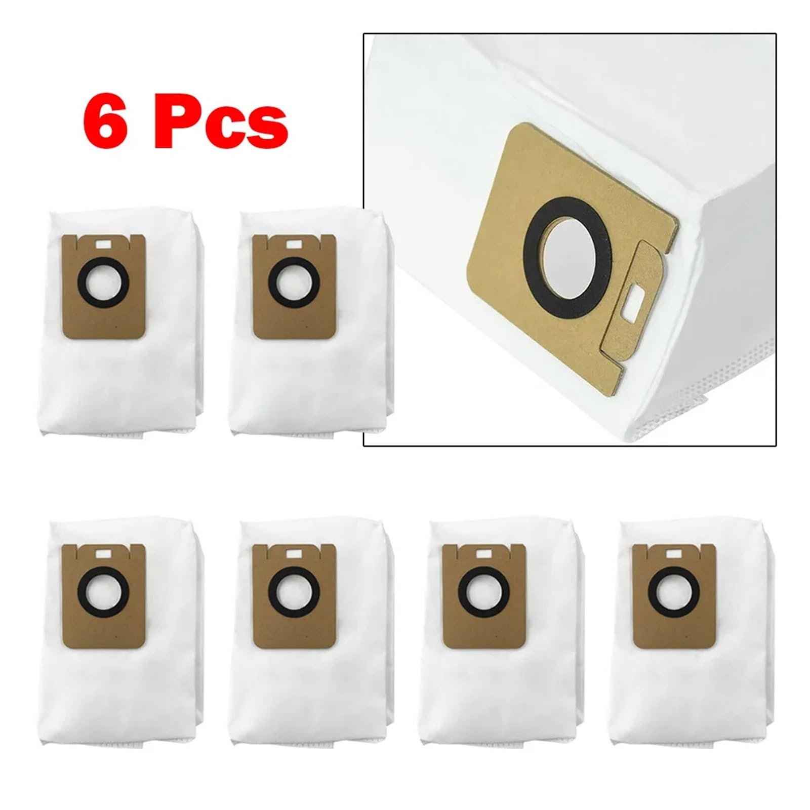 6 Sacchetti Ricambio Per Aspirapolvere Imou L11 E L11 Pro - Facili Da Sostituire - 2