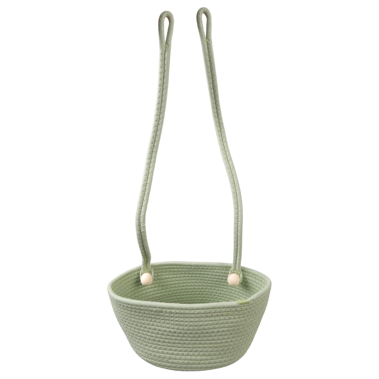 Buxuaaaa Spacious Hanging Nursery Organiser Baby Crib Storage Basket for Essential Diapers Toy Portable Lightweight Design Large Compartment Hanging Baby Basket