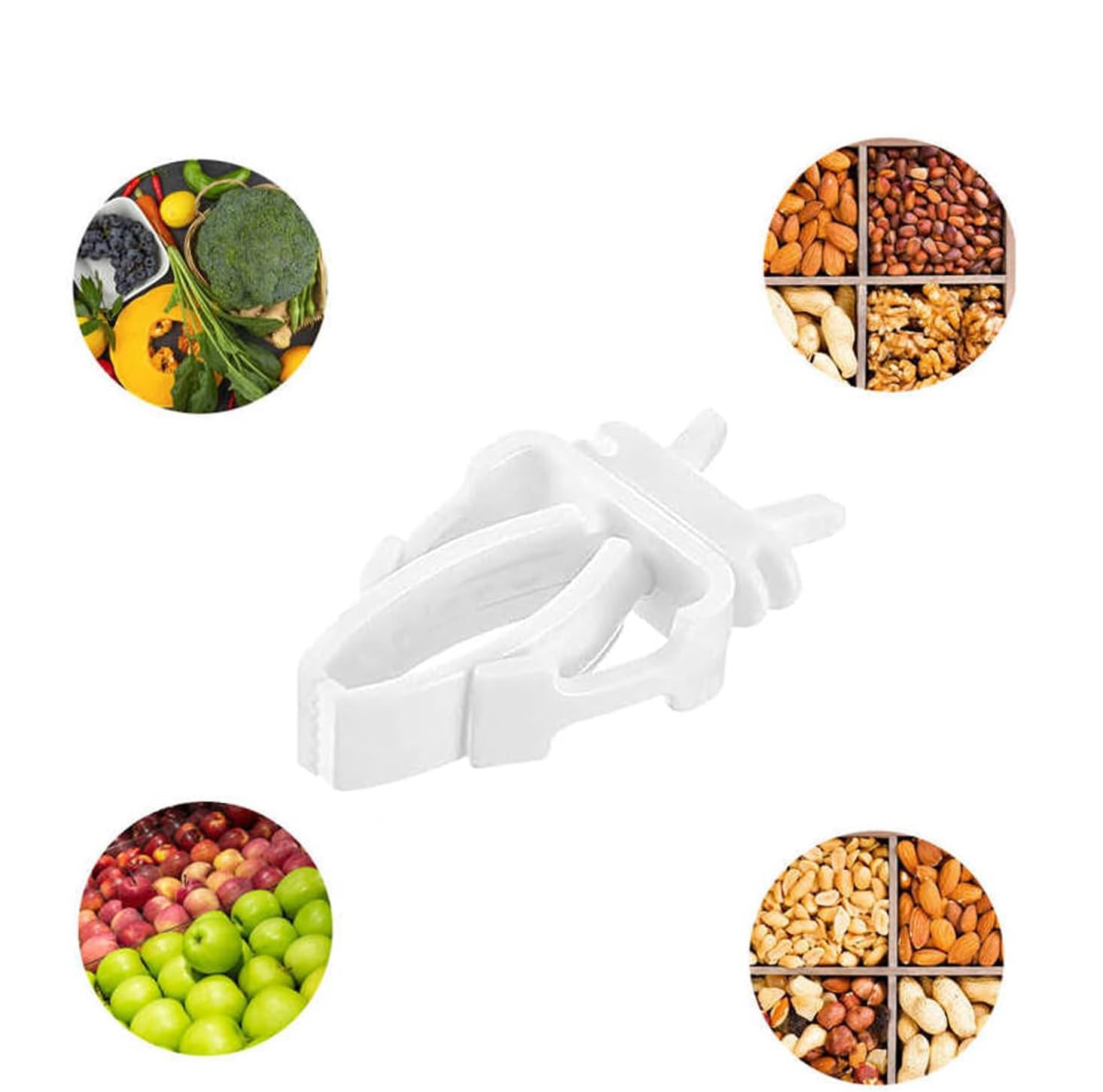 ABOOFAN 8 Stuks Vogel Groente Fruit Houder Vogelkooi Feeder Clip Papegaai Feeder Clip Vogel Groentespies Voedingsstandaard Voor Fruit Benodigdheden Voor Huisdieren Vogels Skelet Metaal