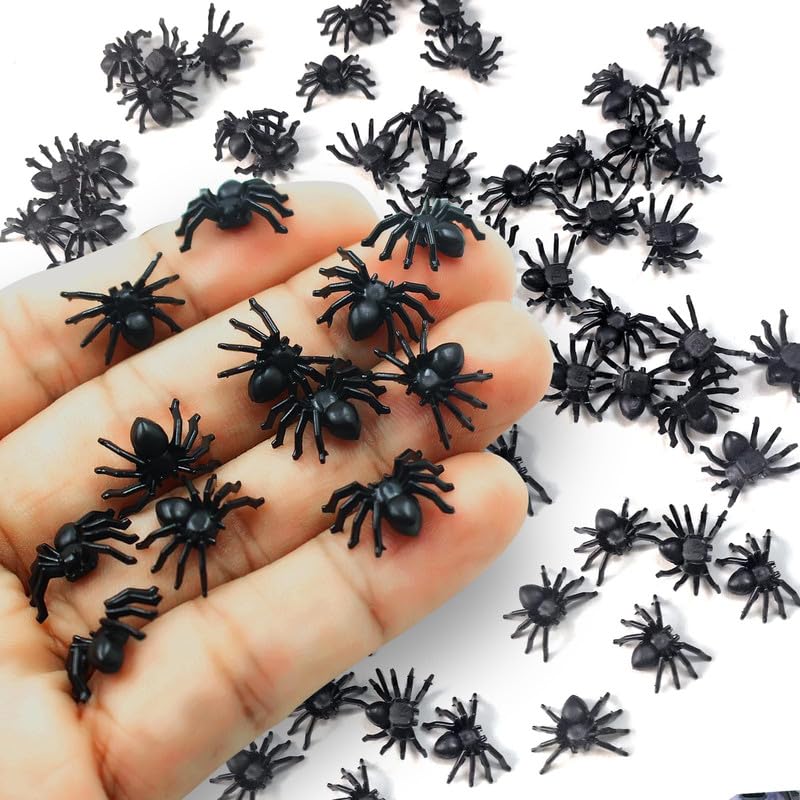 2 Pezzi Hallowmas simulato Modello, Realistico Spider Figure, Ragno simulato Simulazione Ragno Giocattolo Partito Ragni Battuta Modello Plastica Falso
