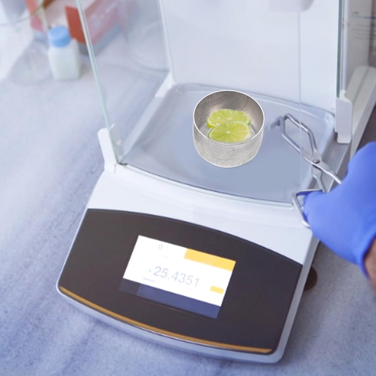 PRETYZOOM Aluminum Weighing Bottle Aluminum Trays Aluminum Tray Scale Tray Soil Collection Jar Easy to Use Holder