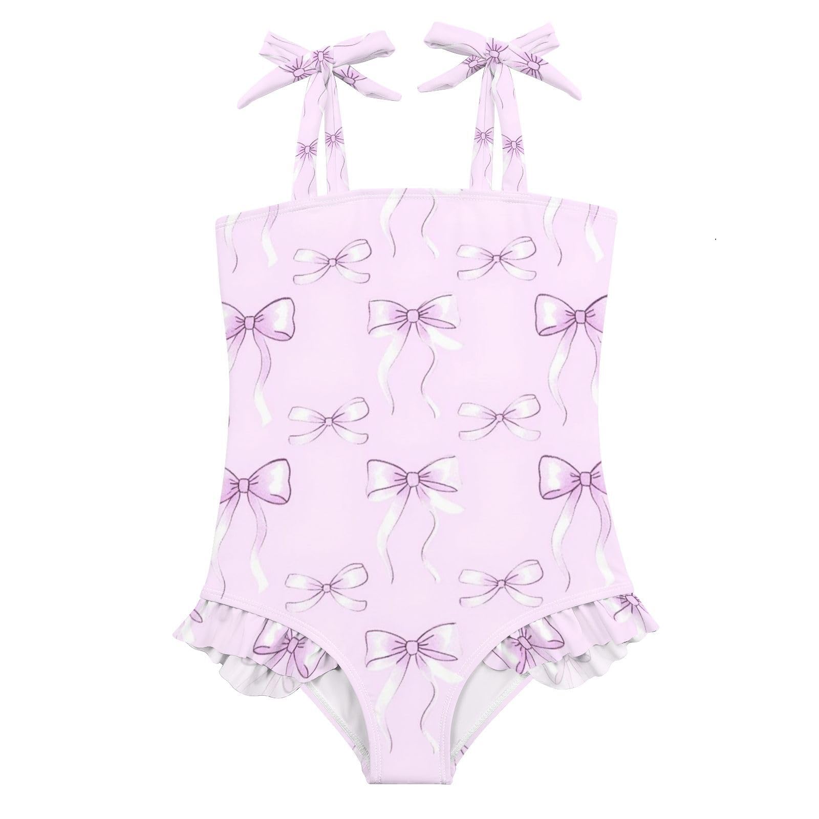 FRODOTGV Costume da bagno intero per ragazze, ad asciugatura rapida, costume da bagno per bambine