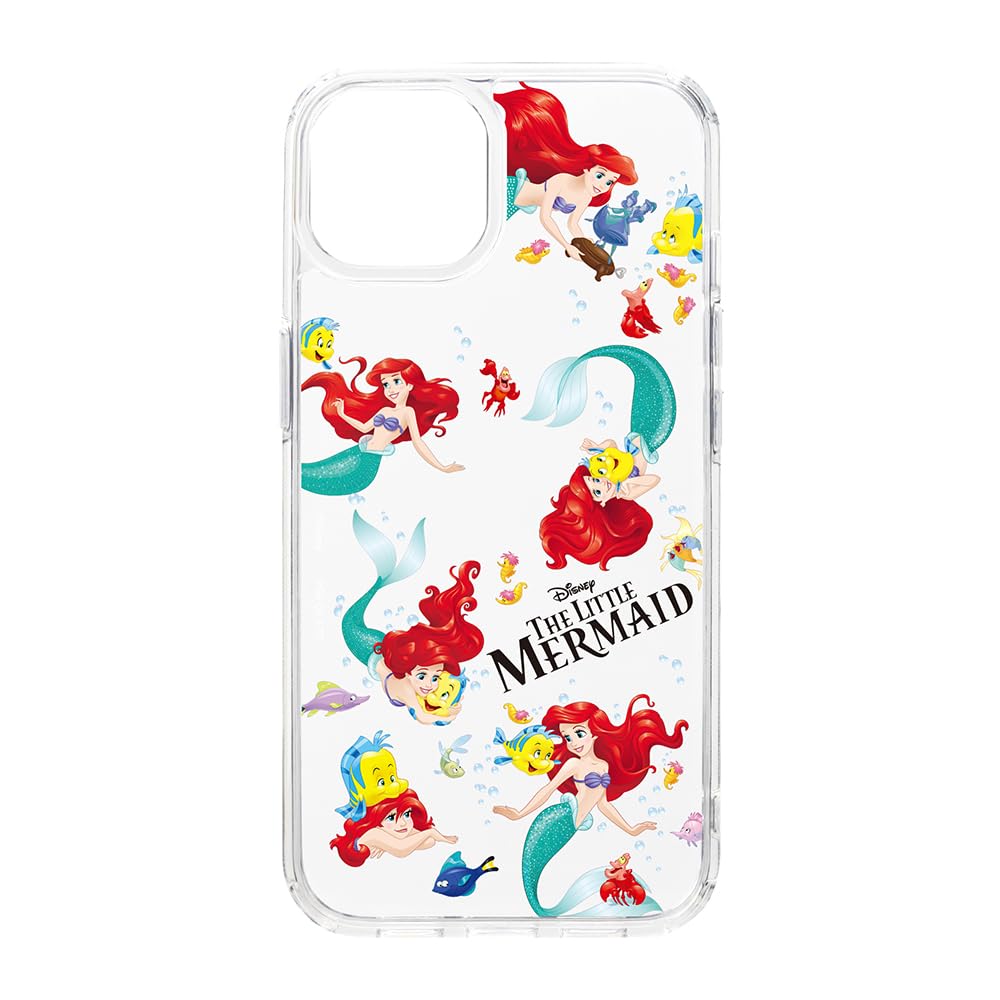 iPhone 15 Plus用 クリアハイブリッドケース [アリエル]
