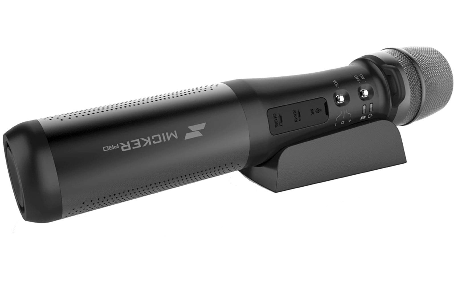EBEST Micker Pro - Microfono a mano a batteria + altoparlante integrato