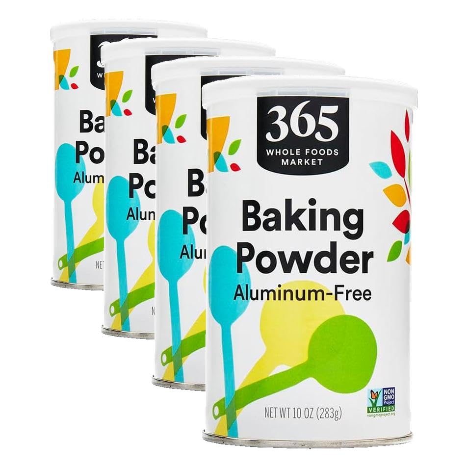 365 by Whole Foods Market, Baking Powder, 10 OZ (Pack of 4)