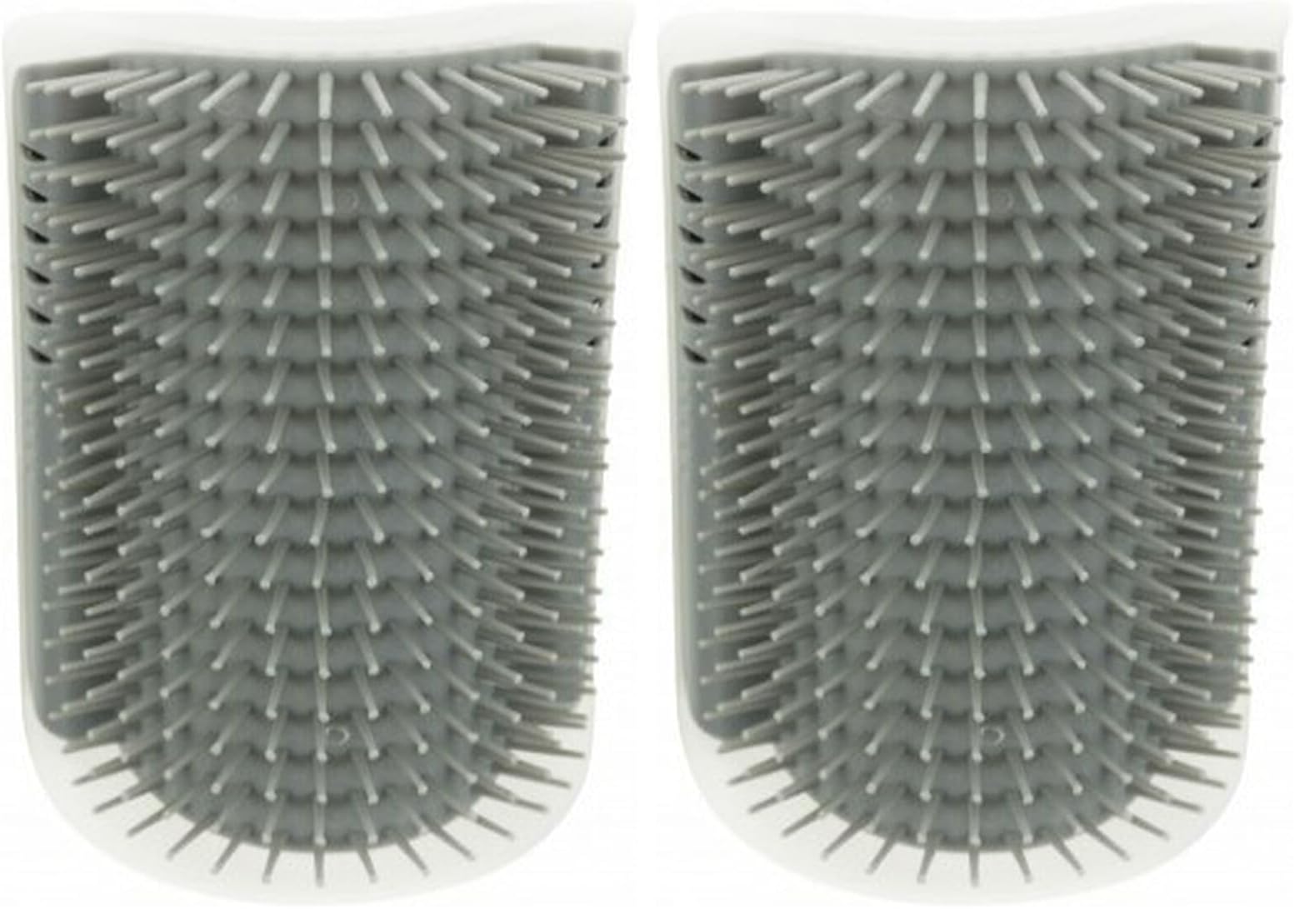 Trixie Cepillo Masaje para Esquinas, Gato, 8x13 cm, Gris (Paquete de 2)