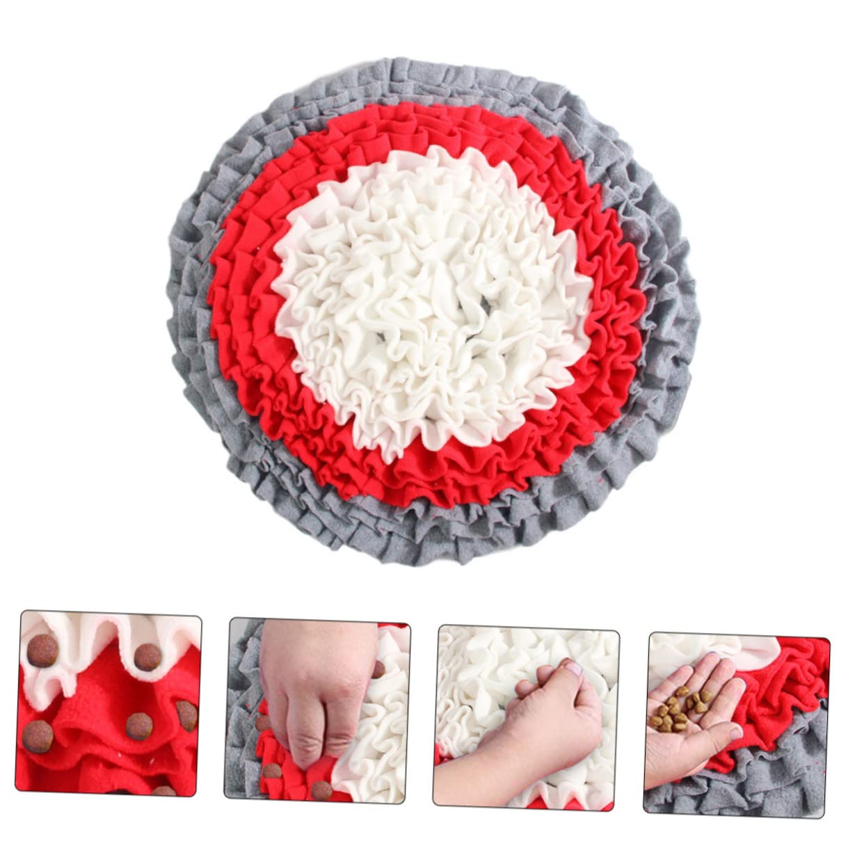 Didiseaon Tapis de Fouille pour Chien en Toile, Alimentation Lente, Dressage Interactif, pour Réduire Le Stress et Exercer L’odorat la Maison