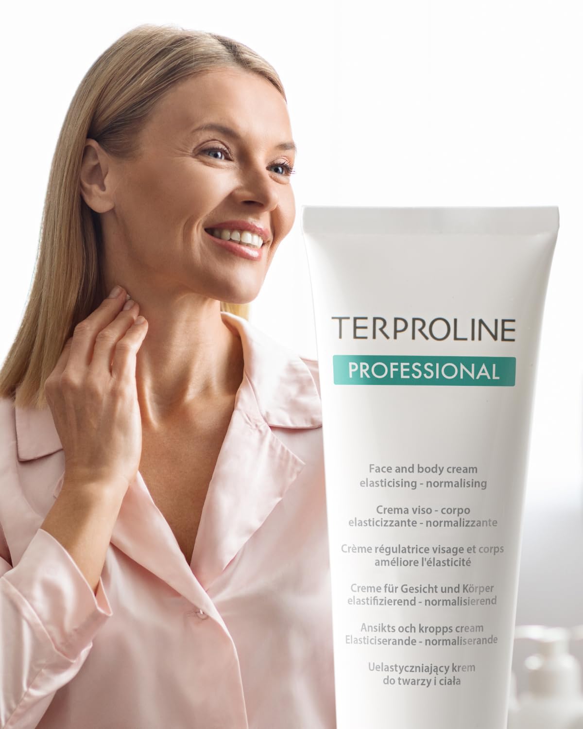 Synchroline - Terproline Professional Gesichts- und Körpercreme 100 ml Elastizitätsfördernd und Nährend Nach Ästhetischen Behandlungen und Plastischer Chirurgie, Made In Italy