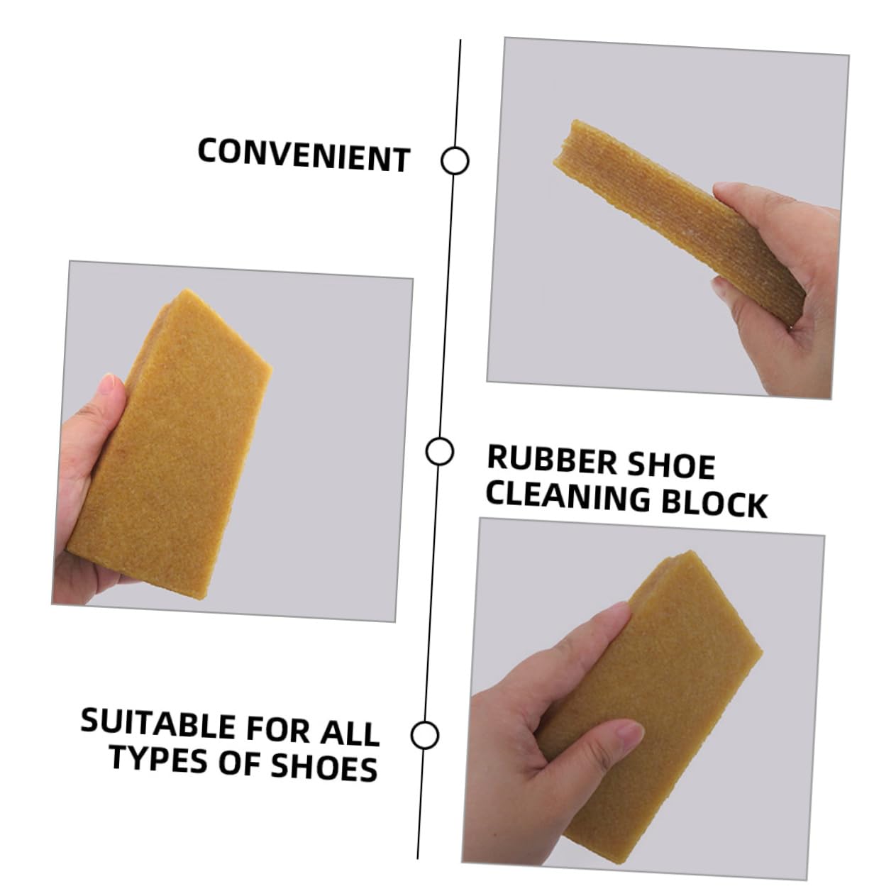 4 Pièces Rubber Shoe Remover Outil de Nettoyage Compact pour Chaussures Effaceur de Taches pour Cuir et Élimine Salissures Persistantes Design pour Entretien des Sneakers