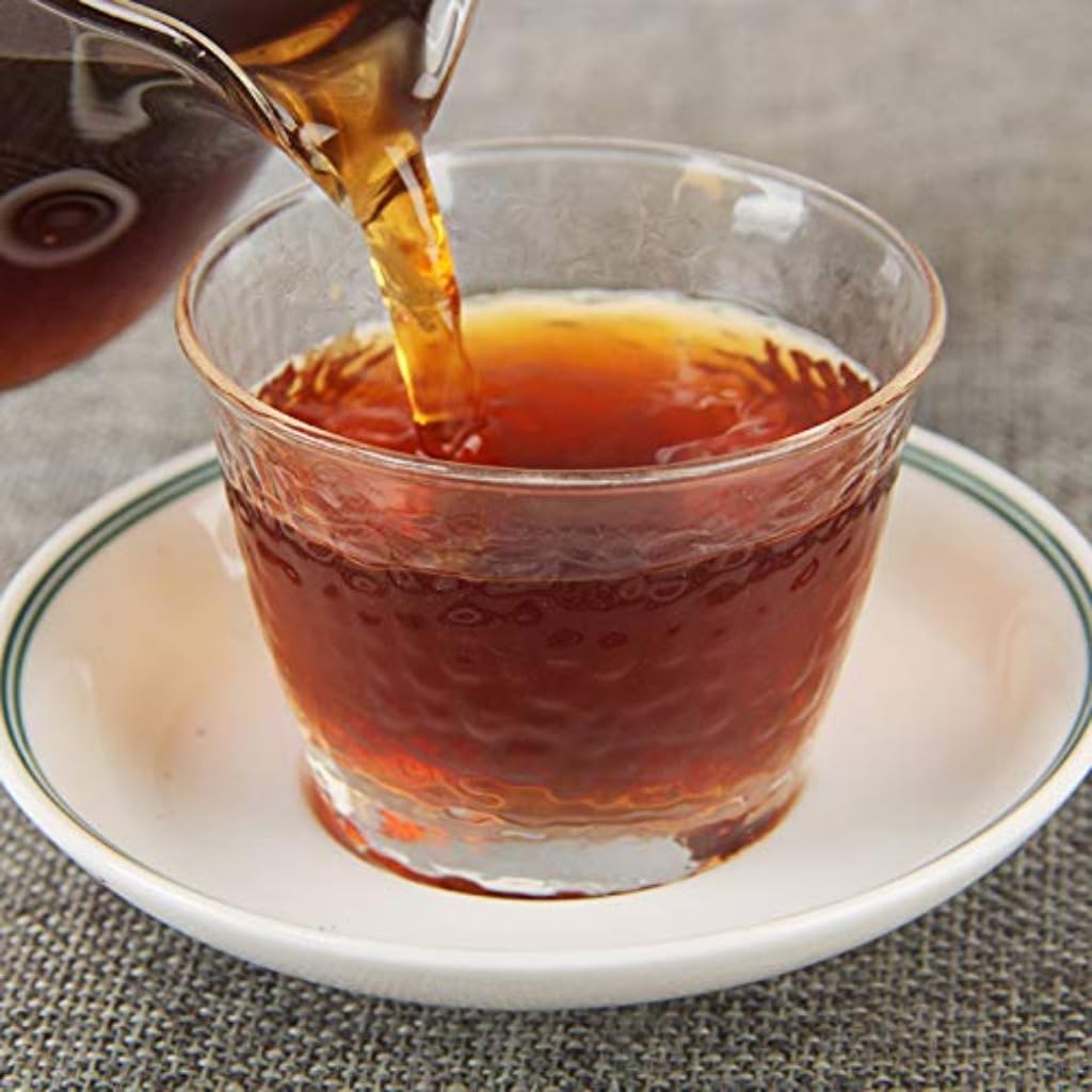 HQZMCTE Liść Lotosu Dojrzała Herbata Pu'er, Czarna Herbata, Mini Pu'er Tuocha Do Łatwego Parzenia, Długotrwały Aromat (1000g)