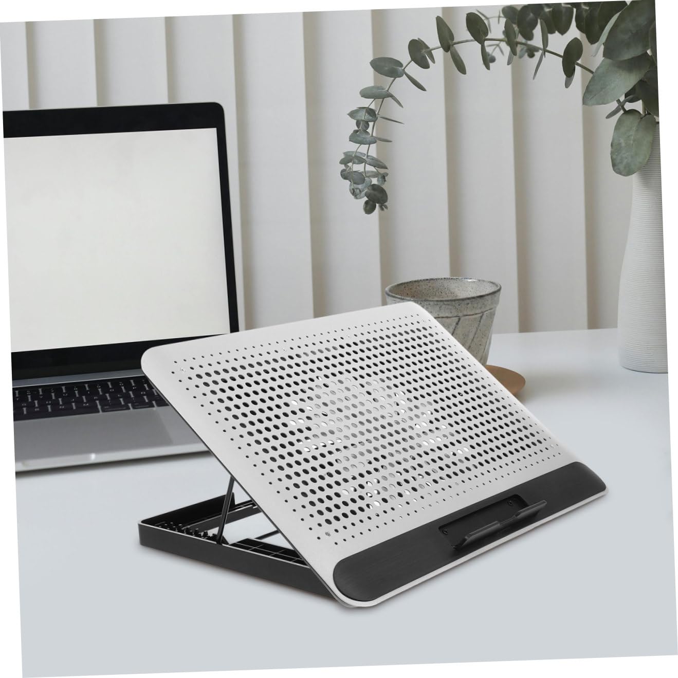 NUOBESTY Refroidisseur pour Ordinateur Portable avec Ventilateur Silencieux Support De Refroidissement pour Ordinateur Plaque De Refroidissement pour Maison