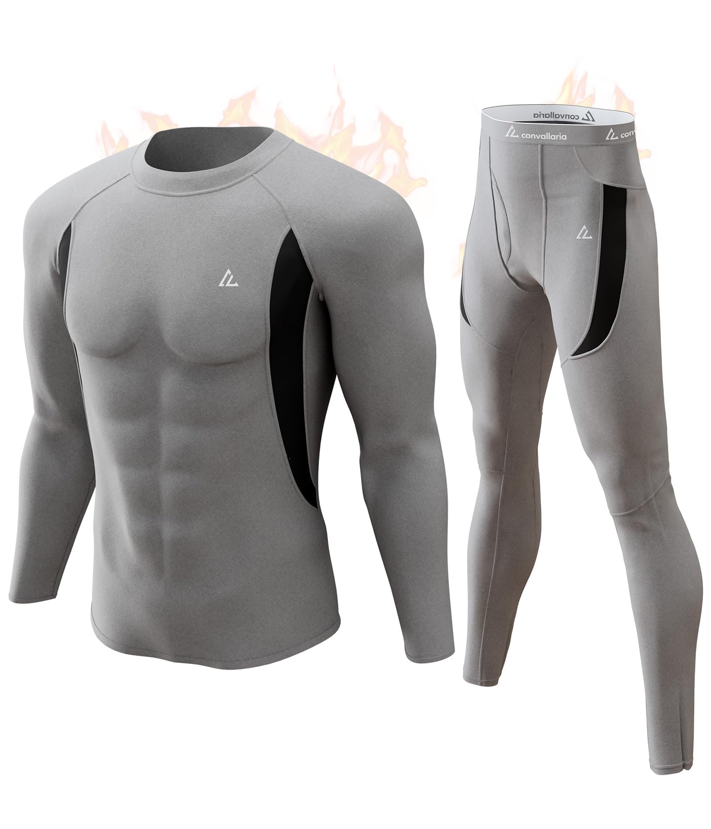 Mens Thermal Underwear Long Johns Set Cold Weather Hunting Base Layer