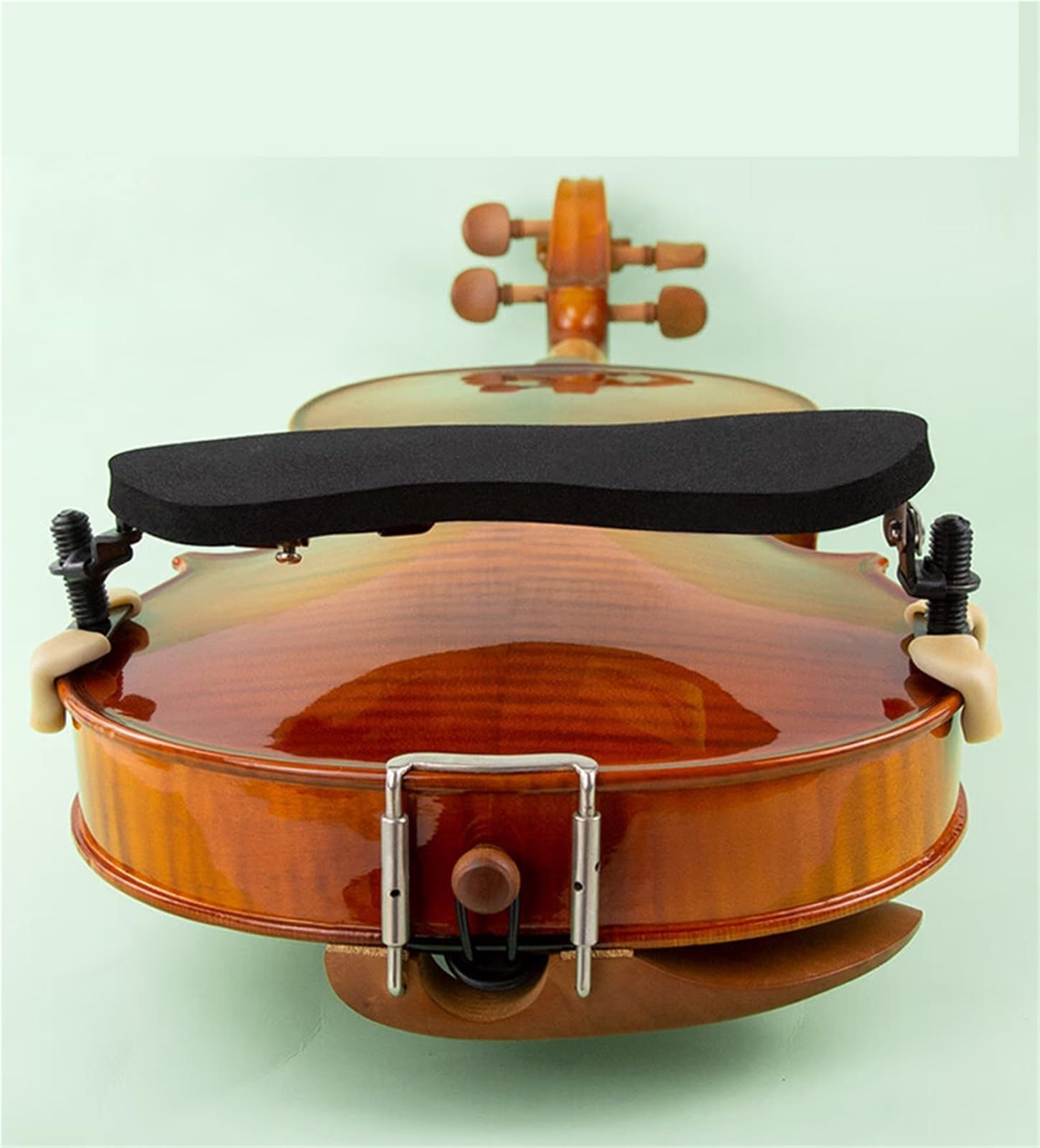 Accesorios Profesionales Violin Apoyahombros Para Violín De Tamaños 4/4 3/4 1/2 Y 1/4 Con Cómodas Garras De Goma(4/4)
