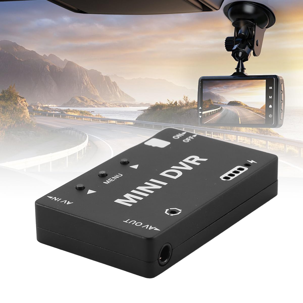 Mini FPV DVR Modul, NTSC PAL Video Eingangsformat für RC Drohne Zubehör, Car Racing