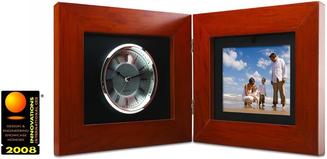 Coby DP-5588 5.6-Inch Clock and Digital Photo Frame with MP3 Player (Maple)