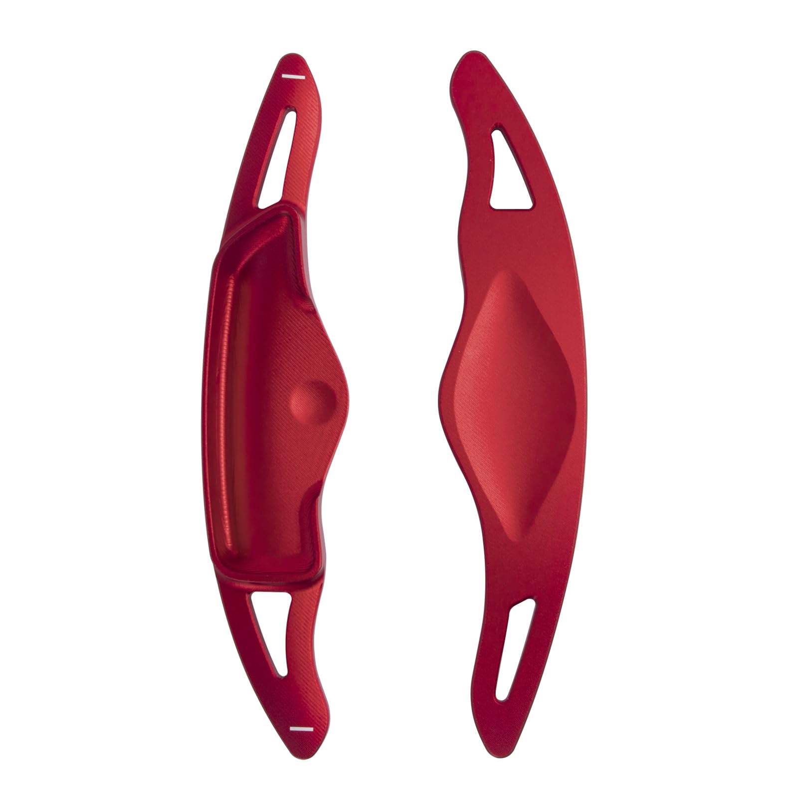 x xotic tech Paddle Shifter Extension Interior Shift Cover Trim Compatible with Hyundai Genesis G70 2018-2025, Sonata 2020-2023, Tucson 2022-2024, Santa Cruz 2020-2024, Elantra 2021-2023, Red Aluminum