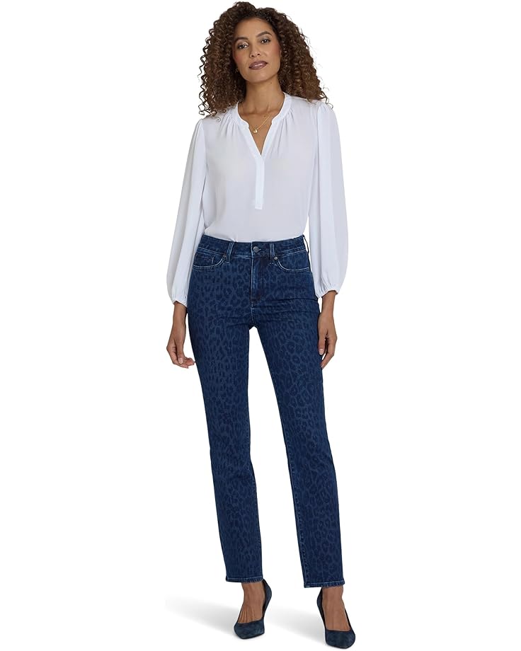 NYDJ High-rise Marilyn Straight Jeans - Main View