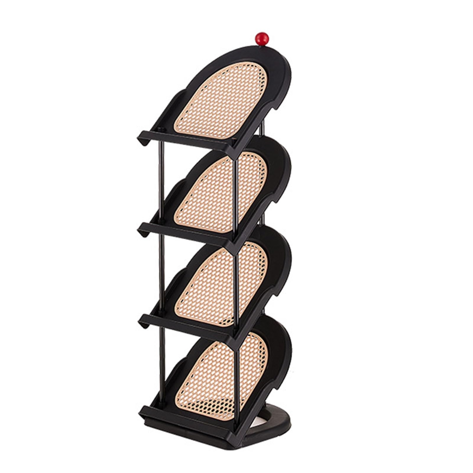 Osniyaw Black Space Efficient, Multi-Layer Shoe Rack, Easy Access Slant Profile Shoe Storage Organiser For Narrow Areas Entrance Area