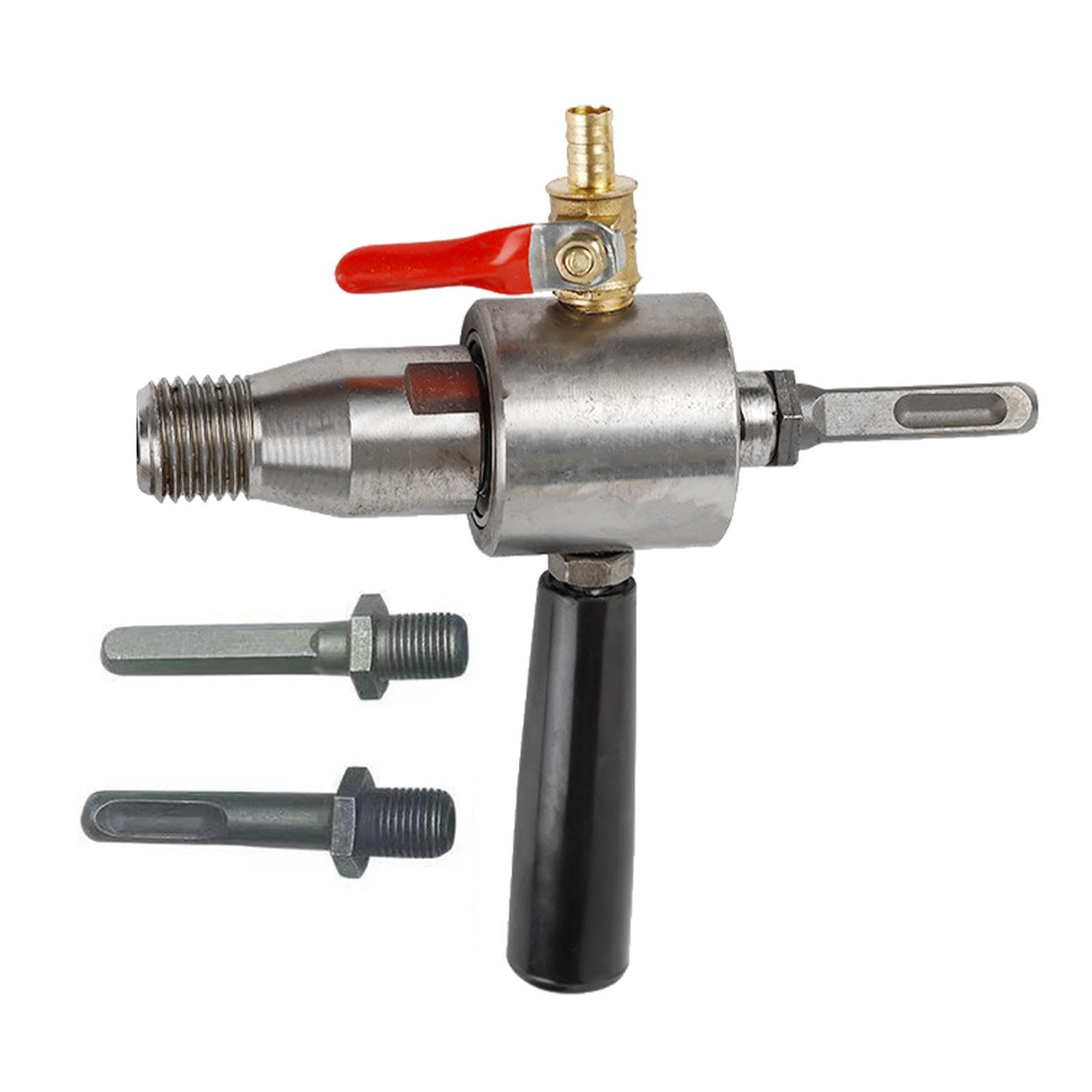 PUXZYAX Electric Drill Adapter Conversion Head 22mm Thread Size Electric Hammer Improves Efficiency Adapter Guarantees Secure Fit and Stable Connection for, with 3 Handles, 16.5x16cm