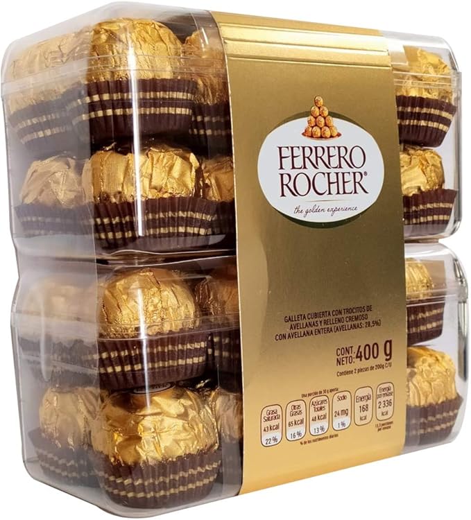 VONLIMEN Ferrero Roche Ferrero Rocher Chocolate Relleno Con Cobertura