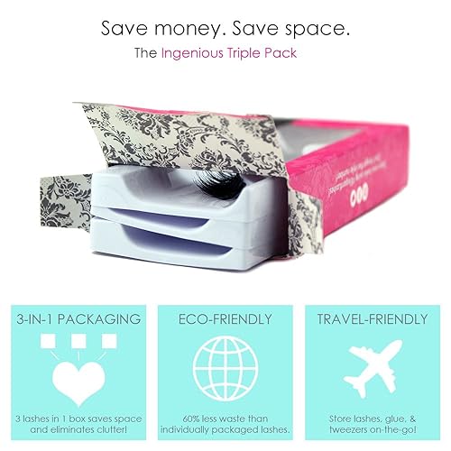 #133 Negro (paquete triple - 3 pares) 100% cabello humano falso debajo de las pestañas para pestañas inferioresinferiores