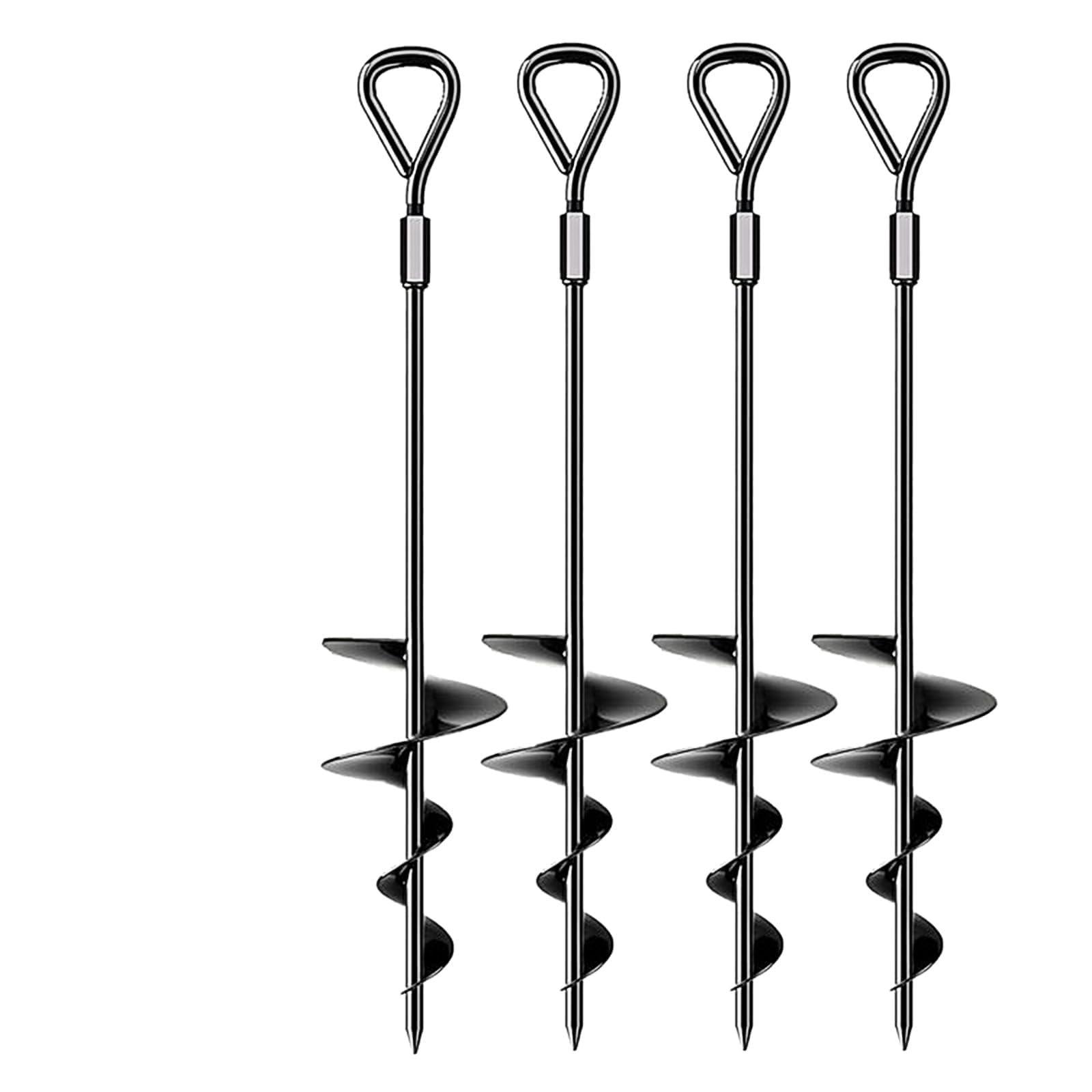 Estacas de metal para fijar trampolín y evitar que el viento mueva tu toldo exterior