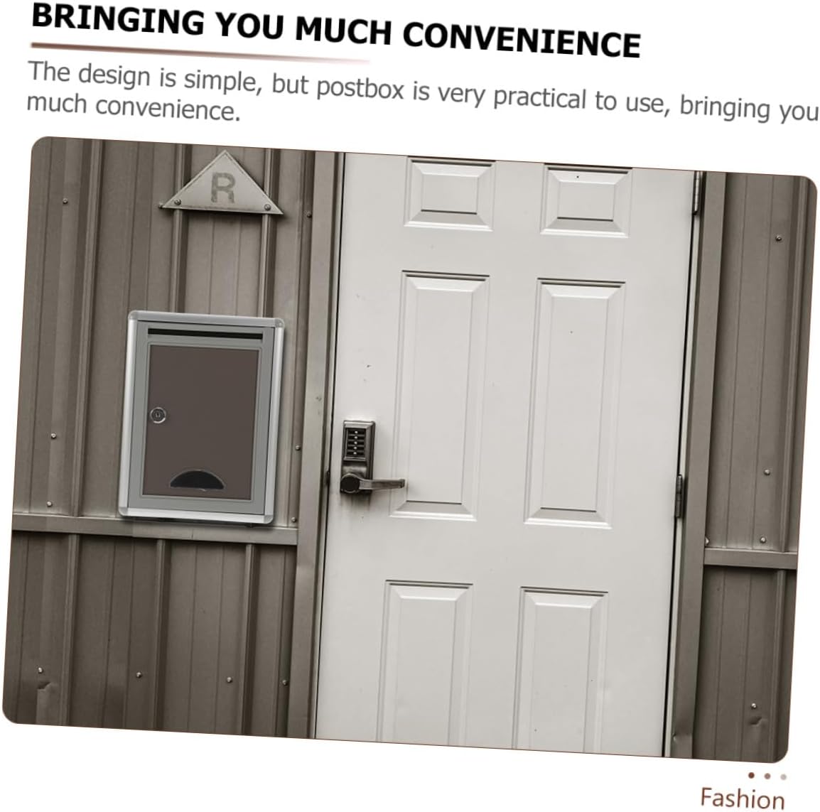2 pcs Metal Wall Mailbox with Lock Wall Mount Mail Box for Home Office Community Suggestion Box Capacity for Letters Documents Newspapers Practical and Secure Mail Container