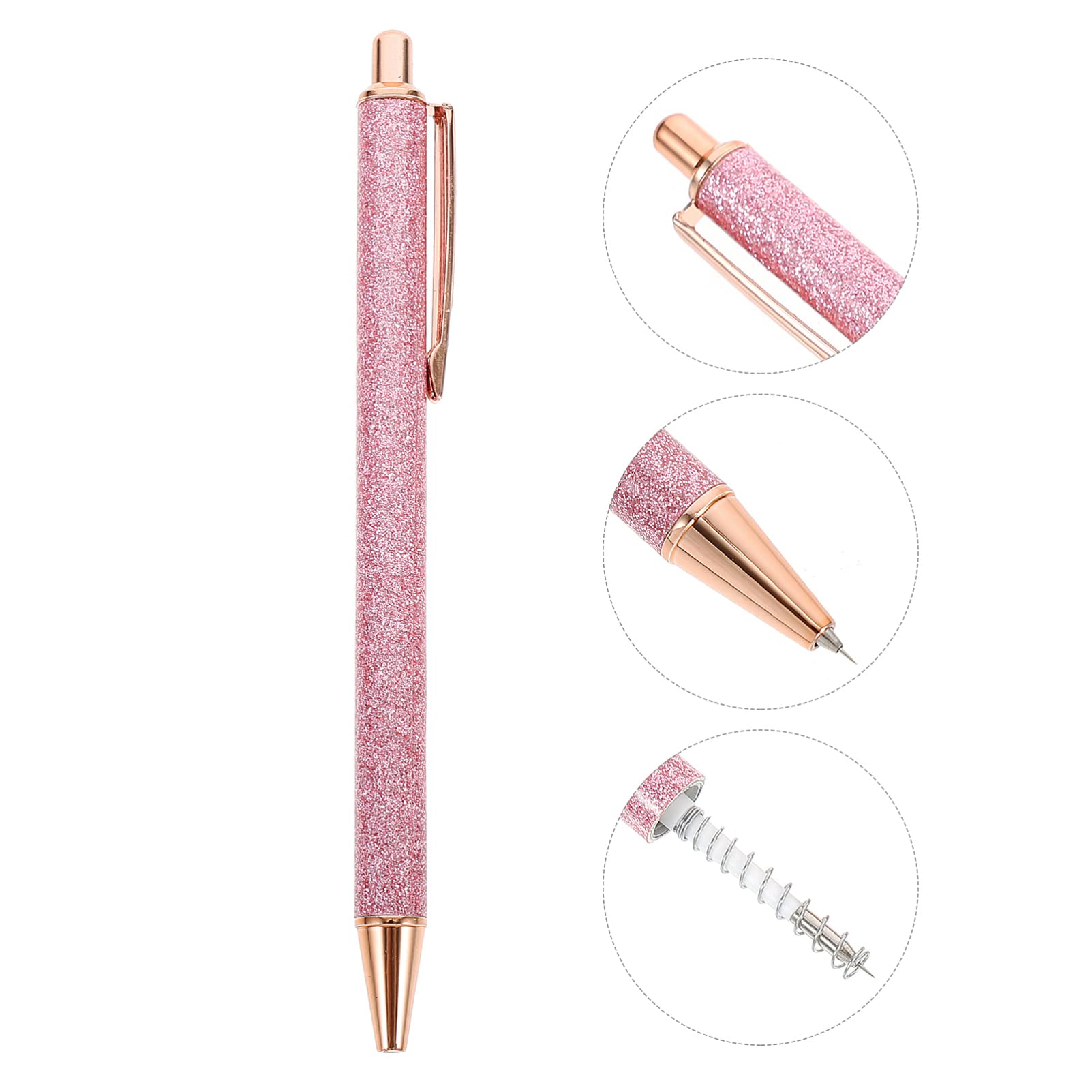 Wakauto Craft Weeding Pens Quick Air Release Vinyl Weeding Pen Precision Needle for Craft Weeding Glitter Metal Pin Pen Weeding Tool (Pink)